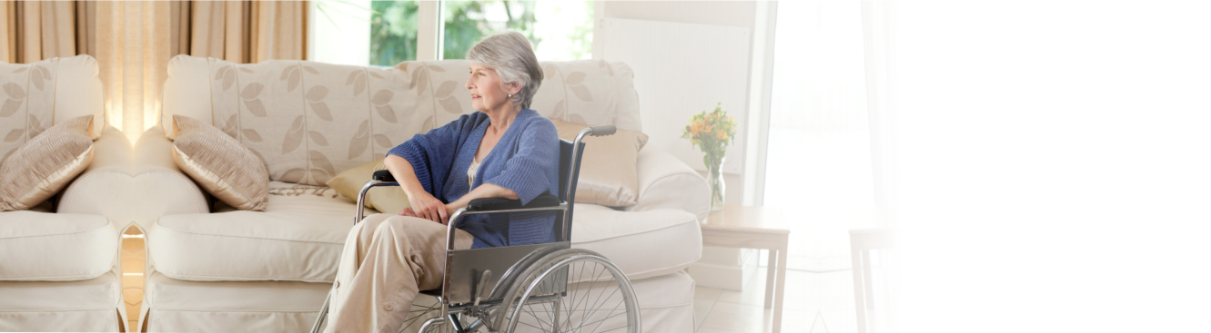 grandma on her wheelchair